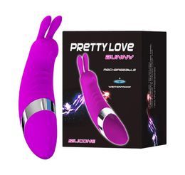 Pretty Love 12 Speed Silicone Rabbit Vibrator Adult Novelty Sex Toys For Women USB Rechargeable Clitoral Massaging Sex Products8406728