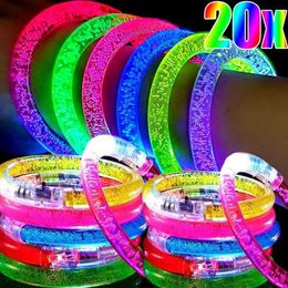 LED Toys Led Bracelet Glowing Bracelet Night Glow Party Supplies Neon Light Bracelet Childrens Toy Wedding Party Decoration Props s2452099 s