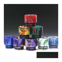 Accessories 510 810 Tfv8 Epoxy Resin Drip Tips Wide Bore Dripper Tip Moutiece For Tfv12 Beast Prince Tank Rba Atomizer Drop Delivery H Dhvl6
