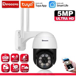 Wireless Camera Kits CCTV Lens 5MP Smart Life WiFi Home Pan tilt Security Camera Automatic Tracking Outdoor Waterproof Wireless CCTV Monitoring Camera T J240518