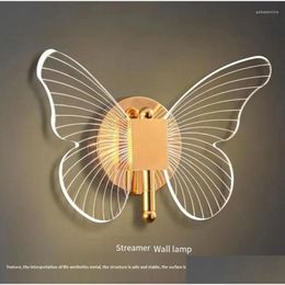 Wall Lamp Modern Simple Acrylic Led Beside Bedroom Light Livingroom Corridor El Drop Delivery Home Garden Supplies Deco Dhlnj