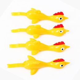 Novelty Games Catapult Launch Turkey Fun and Tricky Slingshot Chick Practise Chicken Elastic Flying Finger Birds Sticky Dinosaur Decompression Toy
