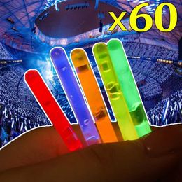 LED Toys 60/10 pieces of mini glow sticks multi-color chemical glow sticks night fishing lighting tools childrens gifts party supplies S2452011