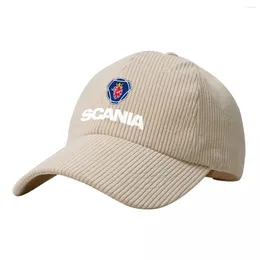 Ball Caps Up Down Sca Trucker Baseball Cap Solid Corduroy Vintage Unisex Adjustable Polo Hat