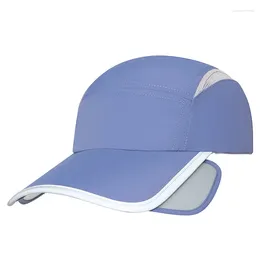 Berets Korean Summer Sunscreen And Sunshade Hat For Men Women's Japanese Versatile Running With Retractable Baffle UV Protectio