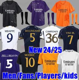 24 25 BELLINGHAM Soccer Jerseys Y-3 Football Shirt VINI JR CAMAVINGA ALABA HAZARD ASENSIO MODRIC MARCELO REAL MADRIDS Final Football Jerseys Camiseta Men Kids Kit