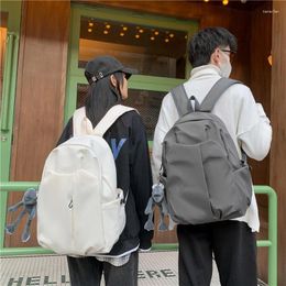 Backpack Waterproof Nylon Women Boy Korean Japanese Fashion Female Students Schoolbag Multilayer Simple Sense Travel Bag