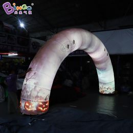 Halloween Glowing Arch Pumpkin Pattern Large Decoration Ghost Festival Skull Arch Mall Hotel Entrance Decoration