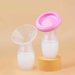 Breastpumps Portable silicone manual breast pump breast milk storage device breast feeding suction bottle WX