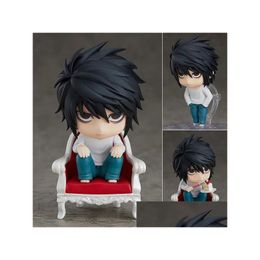 Action Toy Figures 10Cm Death Note L 1160 Yagami Light 1200 Figure Pvc Toys Collection Cartoon Model Collectible 240411 Drop Delivery Otymn