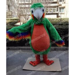 2024 Halloween Furry Parrot Mascot Costumes Halloween Cartoon Character Outfit Suit Xmas Outdoor Party Festival Dress Promotional Advertising Clothings