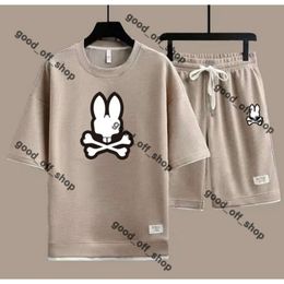 Physcho Bunny Brand Mens T-Shirts Psyco Bunny Shirt Pattern Top Cotton Short Sleeve Tshirt Print Psychological Bunny Shirt Summer Mens Tee Luxury Designer 661