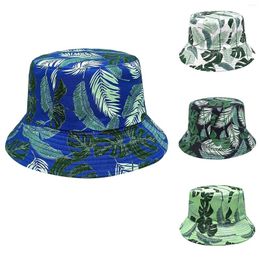 Wide Brim Hats Sun Protection Hat 2024 Spring Pattern Fisherman's Flat Versatile Pot Creative For Women Large Head