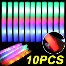 LED Toys 1061 piece LED foam light stick loose Colour LED flash light stick cheerleading tube dark light used for birthday and wedding party supp