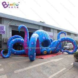 Simulated inflatable octopus sales pavilion, air model shopping mall, ocean theme park venue activity layout and decoration