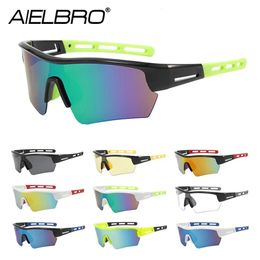 AIELBRO Cycling Glasses for Men Sport Mens Sunglasses Polarised Glasses Womens Sunglasses Safety Goggles Sunglasses for Men 240508