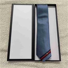 Neck Ties 2023 Fashion Designer Ties for Men Necktie Plaid Letter H Stripes Luxury Business Leisure Silk Tie Cravat with Box sapeee