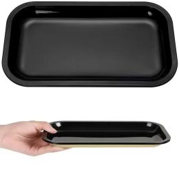 Rolling Tray Tobacco with Magnetic Lid Cover for Smoking Metallic Dry Herb Cigarette Operation Serving Roll Trays Storage Plate Useful Dab Rig