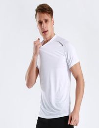 Clothing Tees TShirts Summer Men Sports Fitness Running Yoga Short Sleeve Black white dark be gray3598977