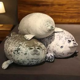 Stuffed Plush Animals 60cm Kawaii Animal Fat Plush Foca Gorda Sealed Toy Filling Foca Guatona Plush Soft Doll Sleep Pillow Cartoon Doll Christmas Gift d240520