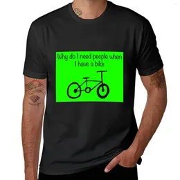 Men's Tank Tops Introvert Cyclist Design T-Shirt Shirts Graphic Tees Heavyweights T