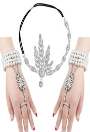 Other Event Party Supplies Great Gatsby Inspired Leaf Simulated 1920s Jewellery Set Costume Accessories 20s Flapper Pearl Headband1603718