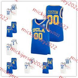 UCLA Basketball Jersey 10 Lazar Stefanovic 27 Jan Vide 5 Brandon Williams 22 Devin Williams UCLA Bruins Jerseys