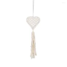 Tapestries Heart Shaped Tassels Macrames Dreamcatchers Cotton Rope Woven Tapestrys Wall Hangings Farmhouses Decorations For Bedroom