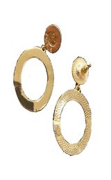 Designer Earrings Stud Classic Double Letter Button Gold Earring With Stamp Top Gift 925 Silver Needle LC01 yamalang21605702