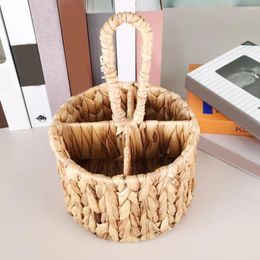 Kitchen Storage Handwoven Basket With Handle Handheld Gift Flower Decorative Baskets