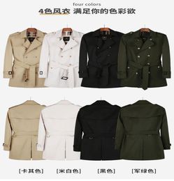 Whole URSMART paragraph doublebreasted men fall dust coat grows in men039s windbreaker white original authentic trench co9627954