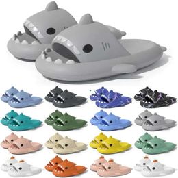 Shipping one shark Designer Free slides sandal slipper for GAI sandals pantoufle mules men women slippers trainers flip flops sandles co 0fb s wo s