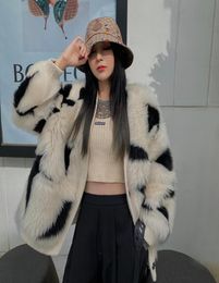 OFTBUY 2020 New Fashion Casual Real Fur Coat Winter Jacket Women Natural Wool Fur Outerwear Streetwear Thick Warm Oversize3938947