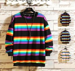 21FW Men s Womens Design Hoodies Sweater Pullover Striped pattern Hoodie Spring Autumn Long Sleeve Clothes Skateboards Sweatshirt 1784953