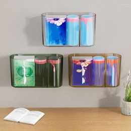 Storage Boxes Wall-mounted Cosmetic Box Luxurious Large Capacity Space Saving Sundries Plastic Makeup Organiser Bathroom