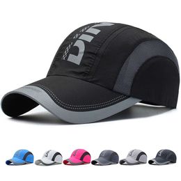 2024 New Summer Men Baseball Sport Running Quick Drying Hat Women Outdoor Fashion Adjustable Golf Caps For Male Snapback Cap L2405