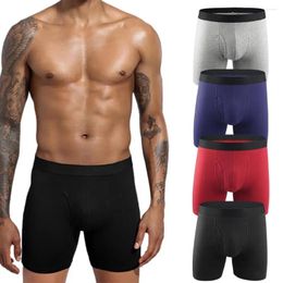 Underpants Trendy Boxer Briefs Leisure Sport Quick Dry Moisture-Wicking Swimming Shorts Breathable Male Boxers Men Underwear