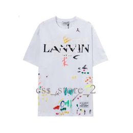 lavines lavinss lanvis Polo Shirt Men's Plus Tees Shirt Embroidered Designer Printed Polar Style Wear with Street Pure Cotton Womens Tshirts top quality 24ss 365
