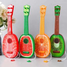 Guitar Fruit beginner classical four stringed piano guitar childrens Montessori early childhood education lean toy gifts WX