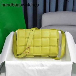 Crossbody Bag Cassettes Bottegvenets Shoulder Bags Cassettess Luxury Padded Lambskin Leather Yellow 7a Quality Have Logo