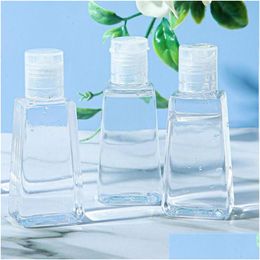 Packing Bottles Wholesale 30Ml 60Ml Pet Plastic Bottle With Cap Empty Hand Sanitizer Refillable Cosmetic Container For Liquid Lotion D Dh0Kn