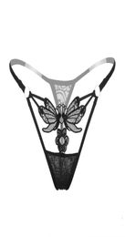Women Panties Sexy Lingerie Transparent Panty Low Waist Bikini Butterfly Seamless Panties Lot Crotchless Lace Underwear Women0397083837