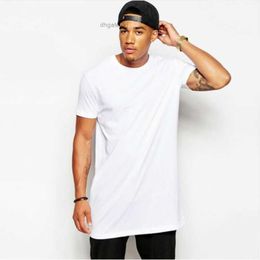 New Clothing Mens Casual Hip Hop Long T shirt Men Black Tops T-shirts Male O-neck Hiphop shirt Short Sleeve T-shirts