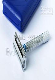 Safety Razor double edge safety shaving razor Whole Copper alloy Chromium plating 9306G Excellent new1015935