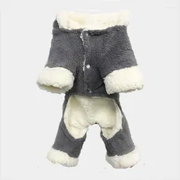 Dog Apparel Clothes Thick Autumn And Winter Teddy Four-Legged Pet Clothing Costume Puppy Small