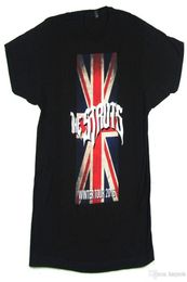 The Struts Distressed Flag Logo 2016 Tour Black T Shirt New Official Band Merch Tees Shirt Men Boy Design Short Sleeve Fashion Cus3419867