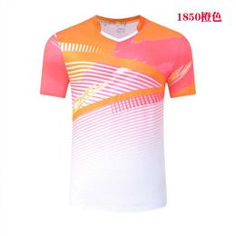 Mens Polos Mens T-Shirt Badminton Wear Sports Training 3D Printing Leisure Fashion Camisetas