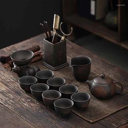 Teaware Sets Porcelain Chinese Tea Set Accessories Service Mugs Bubble Gaiwan Maker Cutlery Ceremony Wasserkocher Teapot YX50TS