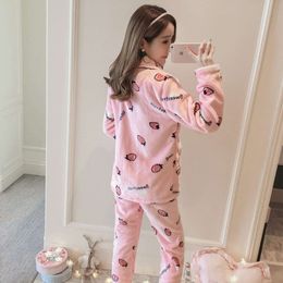 Warm Winter padded Thick Cotton Maternity Nursing Sleepwear Pamas Clothes for Pregnant Women Pregnancy Sleep Lounge Home Wear L