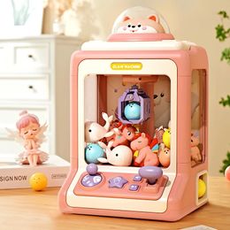 Mini claw machine editing for big characters egg twisting machine for small families childrens gift toys girls boys and many birthday gifts 240517